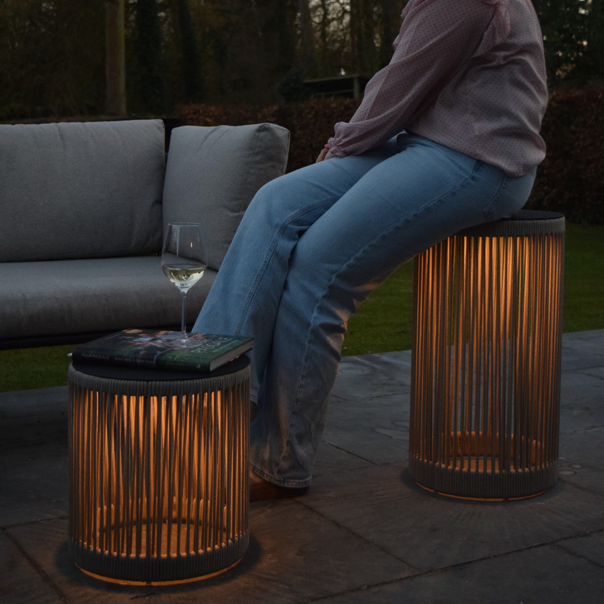 Pingivo oplaadbare vloerlamp buiten
