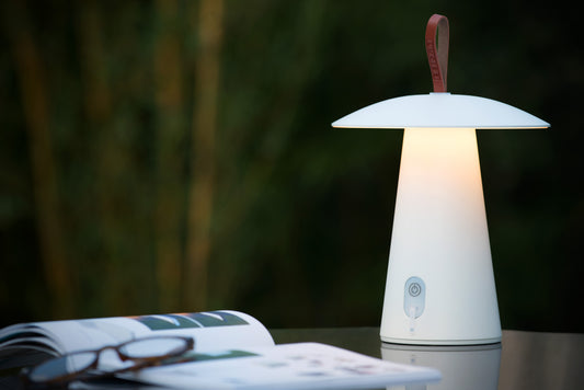 Donnano oplaadbare tafellamp buiten