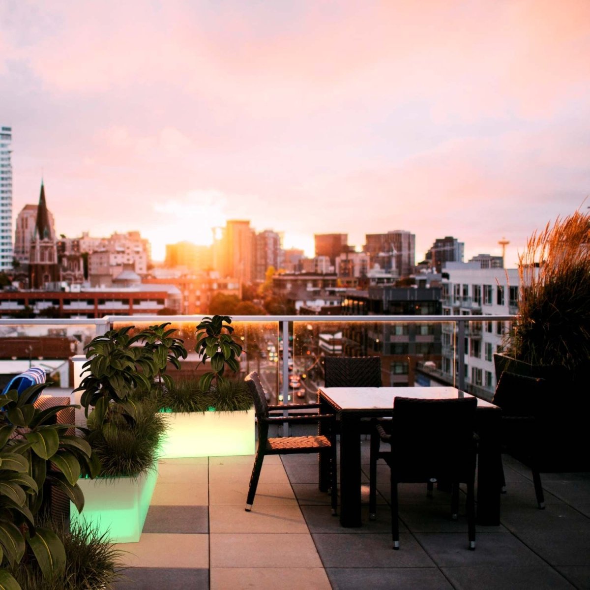 Ulunivo oplaadbare lichtgevende plantenbak