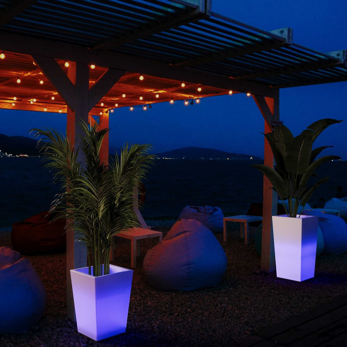 Dabarivo oplaadbare lichtgevende plantenbak