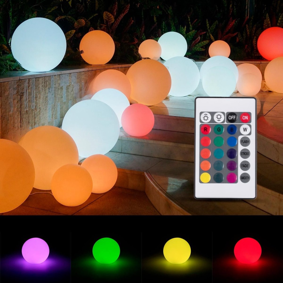 Saparavo oplaadbare lichtbol