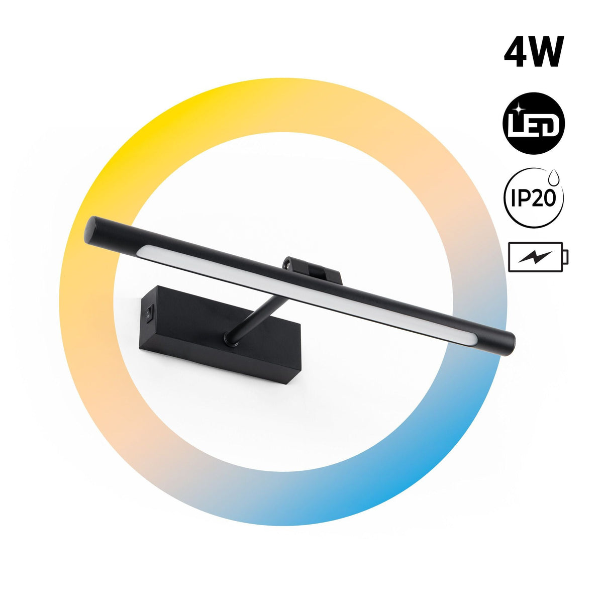 Bacalivo oplaadbare wandlamp