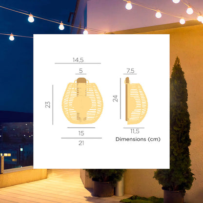 Robisivo oplaadbare wandlamp