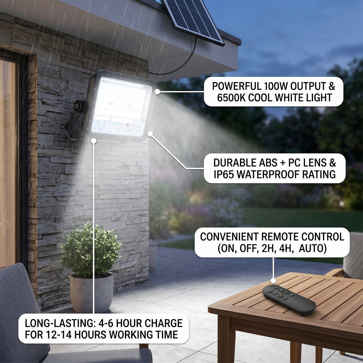 Matiraro solar schijnwerper