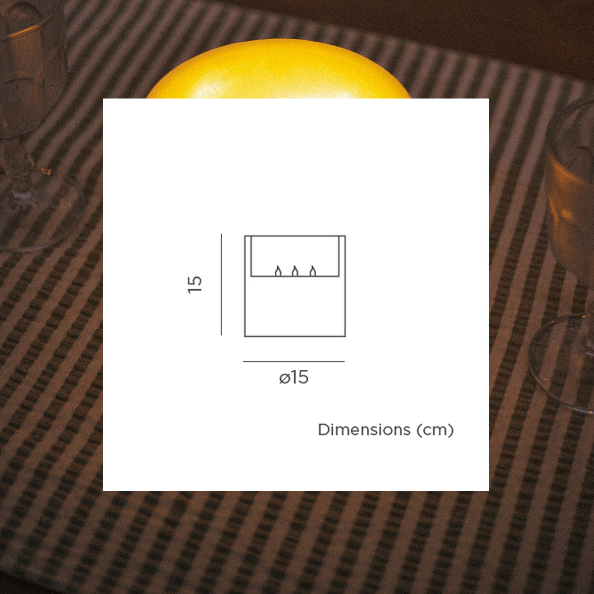 Iviraro oplaadbare led-kaars
