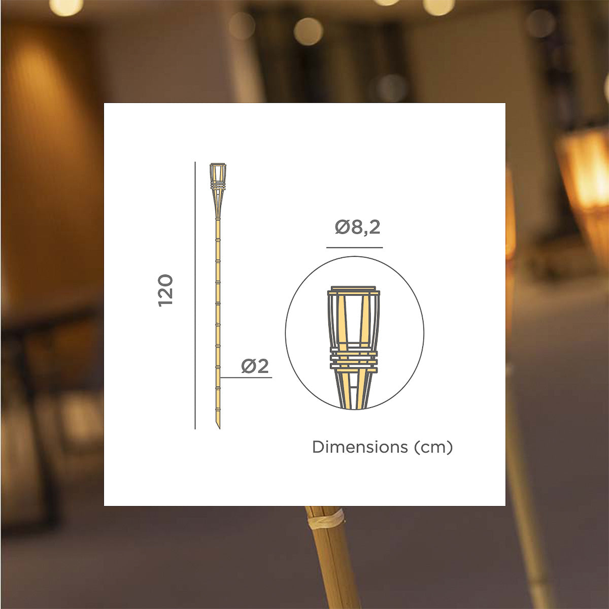 Cilerano solar vloerlamp