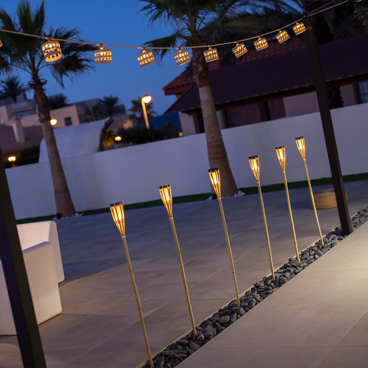Cilerano solar vloerlamp