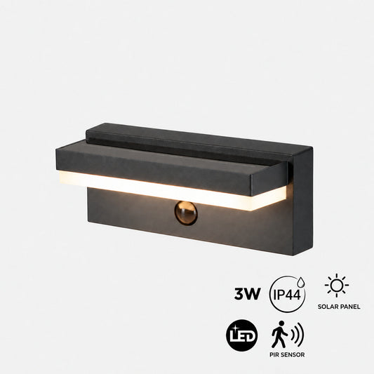 Ganelivo solar buitenwandlamp