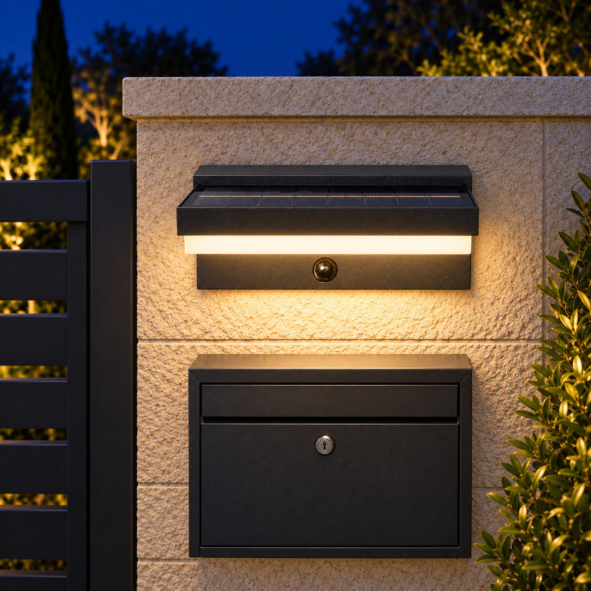 Ganelivo solar buitenwandlamp
