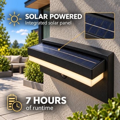 Ganelivo solar buitenwandlamp
