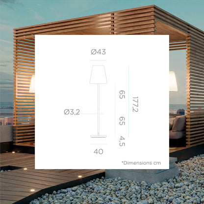 Bazimivo solar vloerlamp