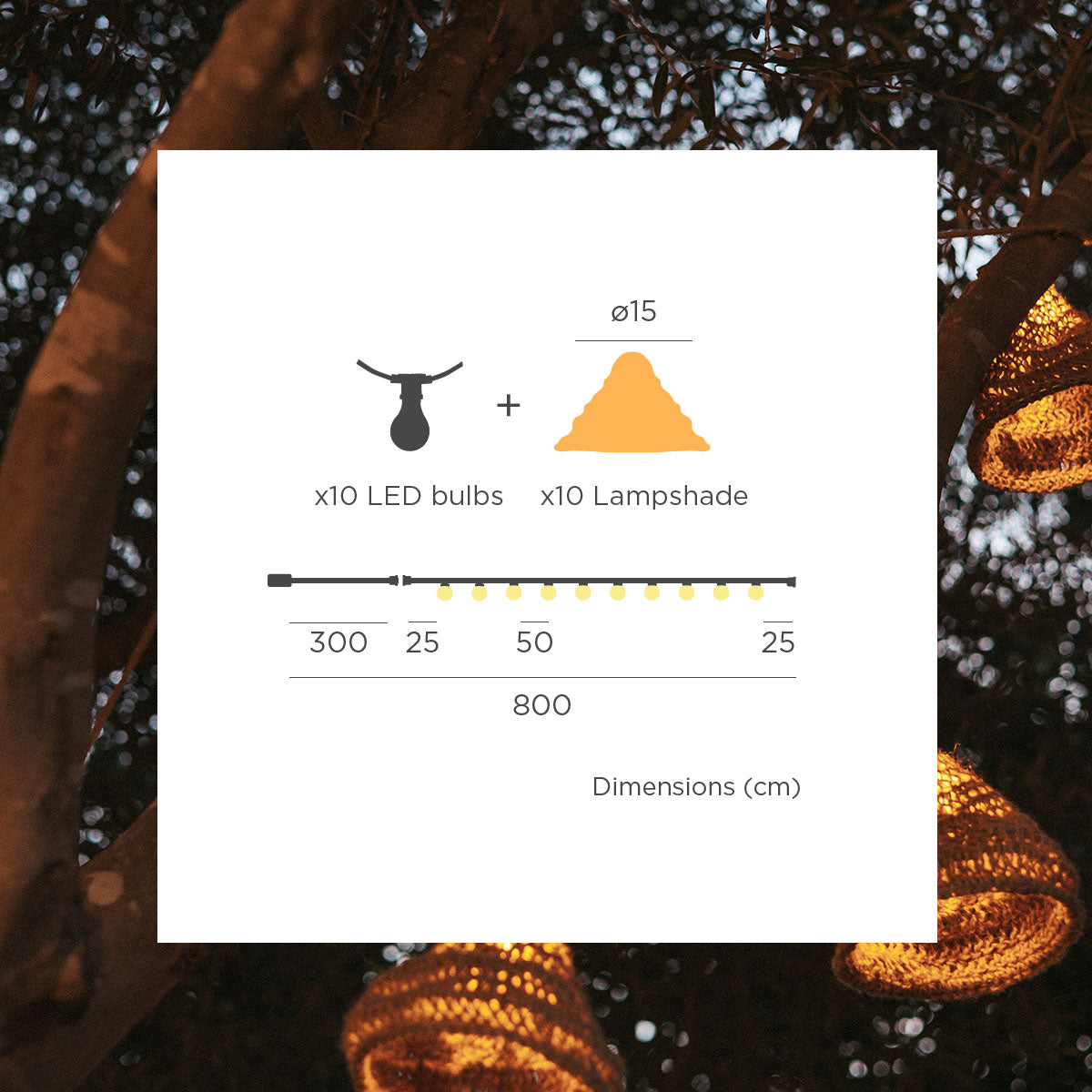 Ufosano solar lichtsnoer