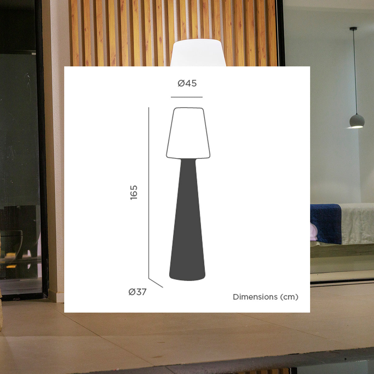 Nogevaro oplaadbare vloerlamp