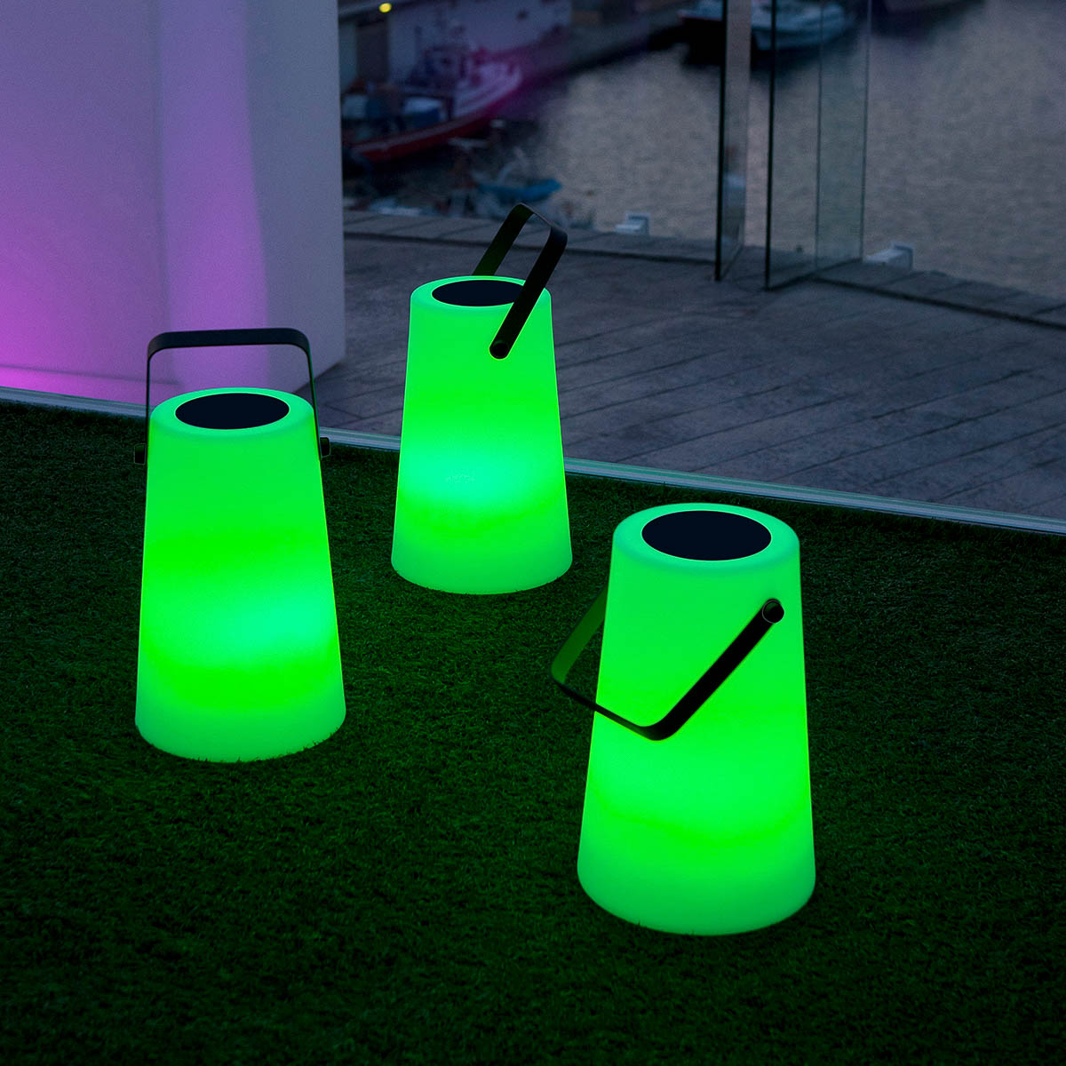 Bipararo solar draagbare lamp