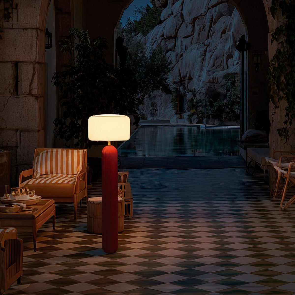 Molenano solar vloerlamp
