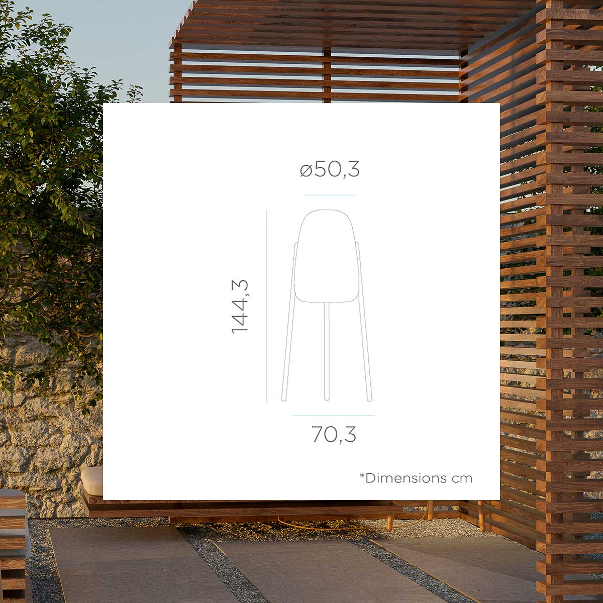 Gabesivo solar vloerlamp