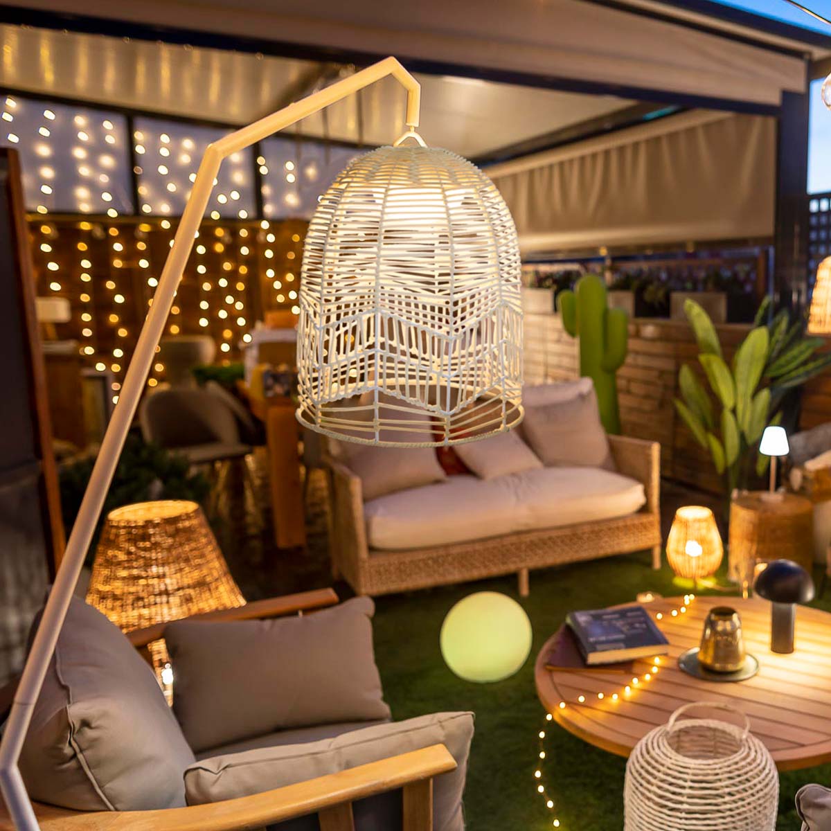 Ludenavo oplaadbare vloerlamp