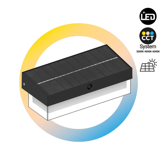 Acoravo solar buitenwandlamp