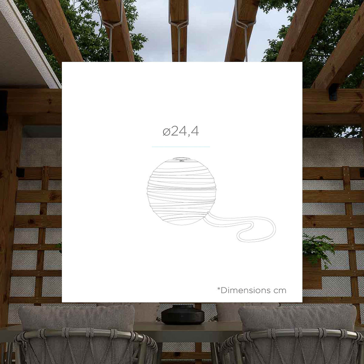 Ofovivo oplaadbare draagbare lamp