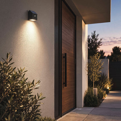 Marivo solar buitenwandlamp met bewegingssensor