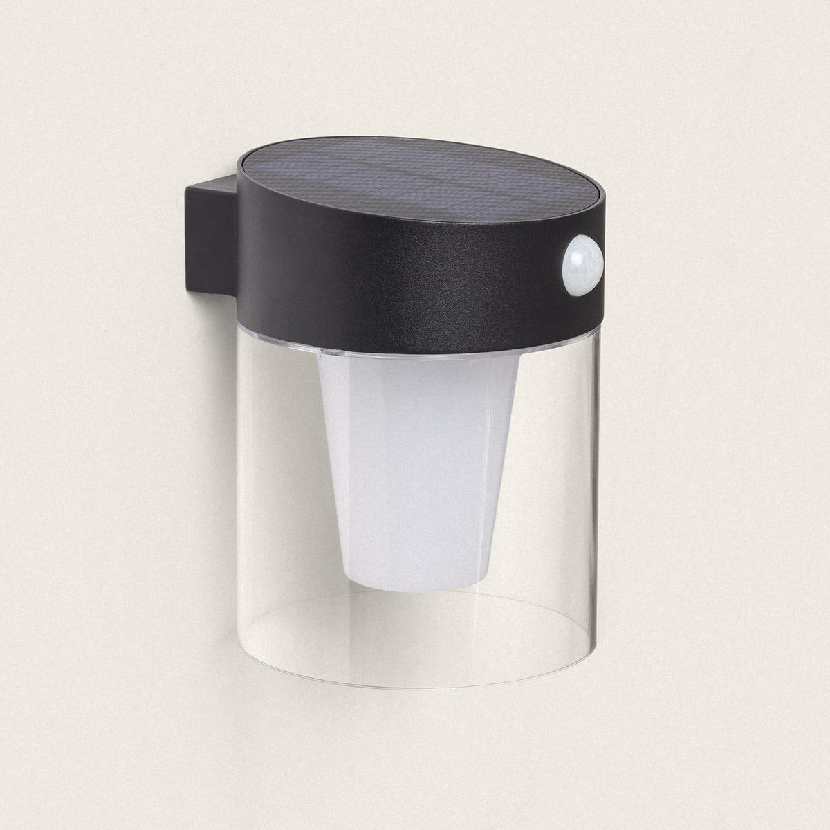 Efrano solar buitenwandlamp met bewegingssensor