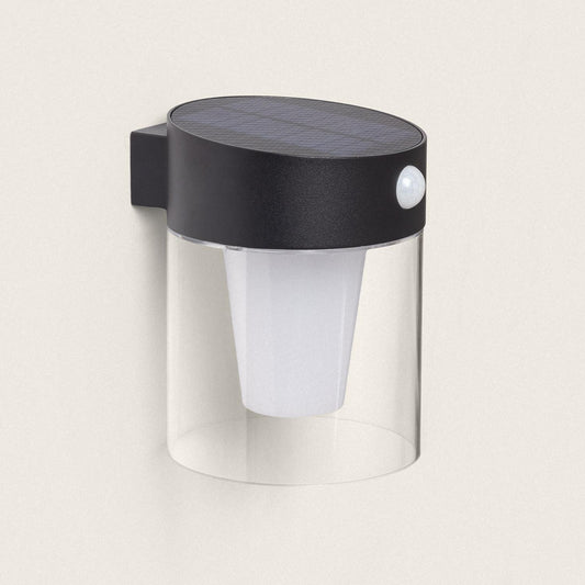 Efrano solar buitenwandlamp met bewegingssensor