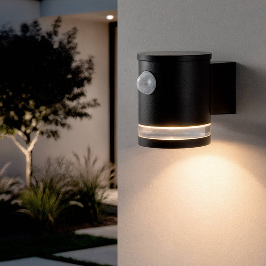 Dracano solar buitenwandlamp met bewegingssensor