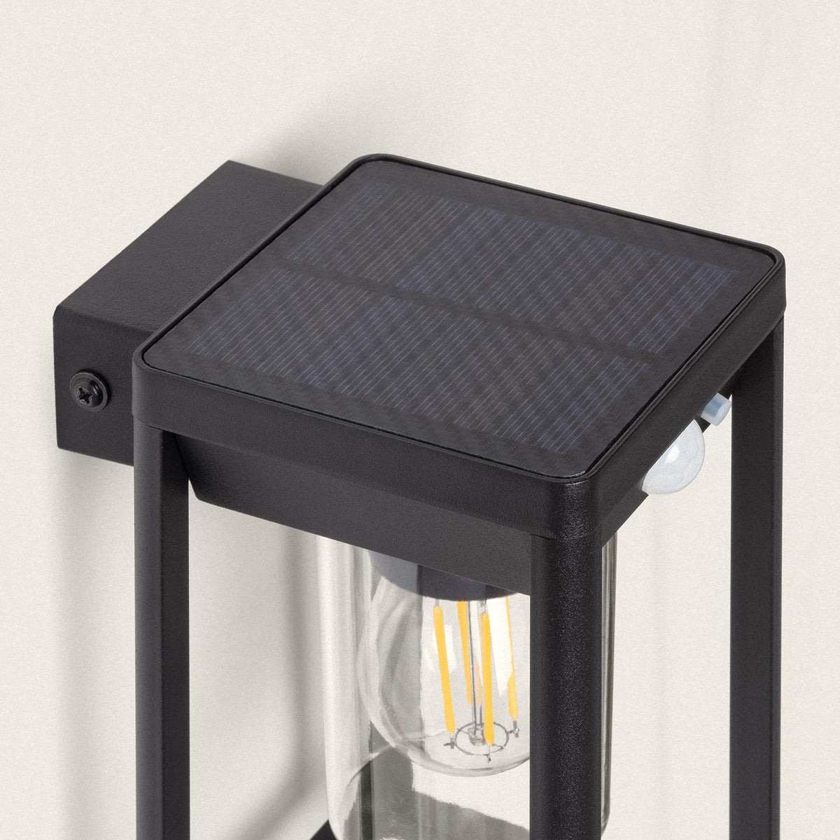 Devivo solar buitenwandlamp met bewegingssensor
