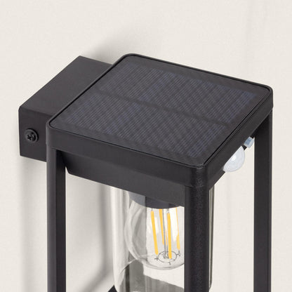Devivo solar buitenwandlamp met bewegingssensor