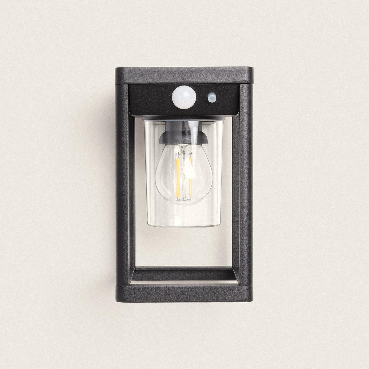 Devivo solar buitenwandlamp met bewegingssensor