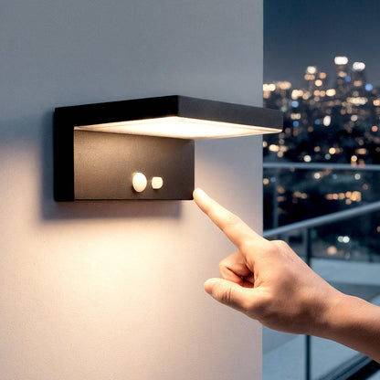 Branavo solar buitenwandlamp met bewegingssensor