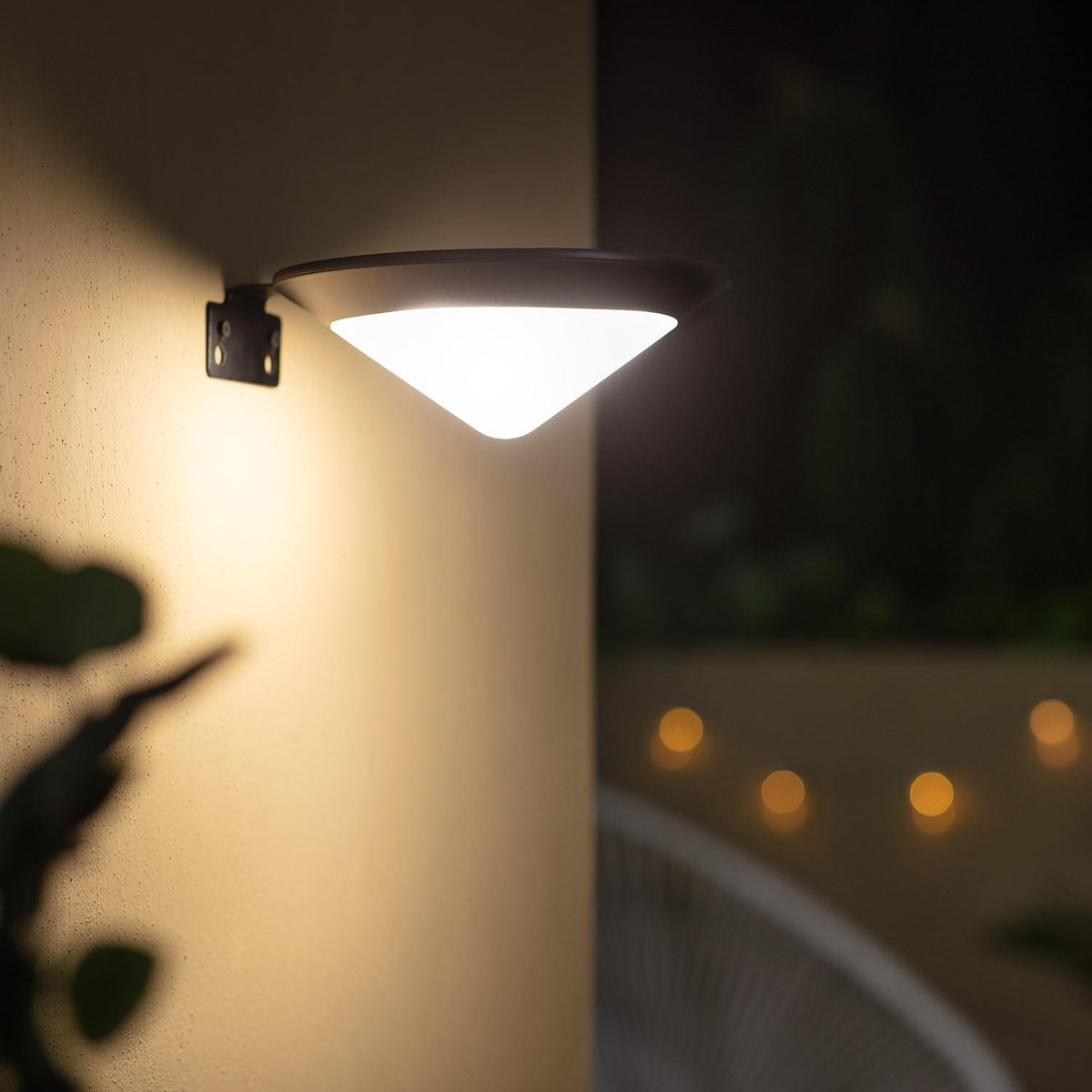 Tucsano solar buitenwandlamp met bewegingssensor