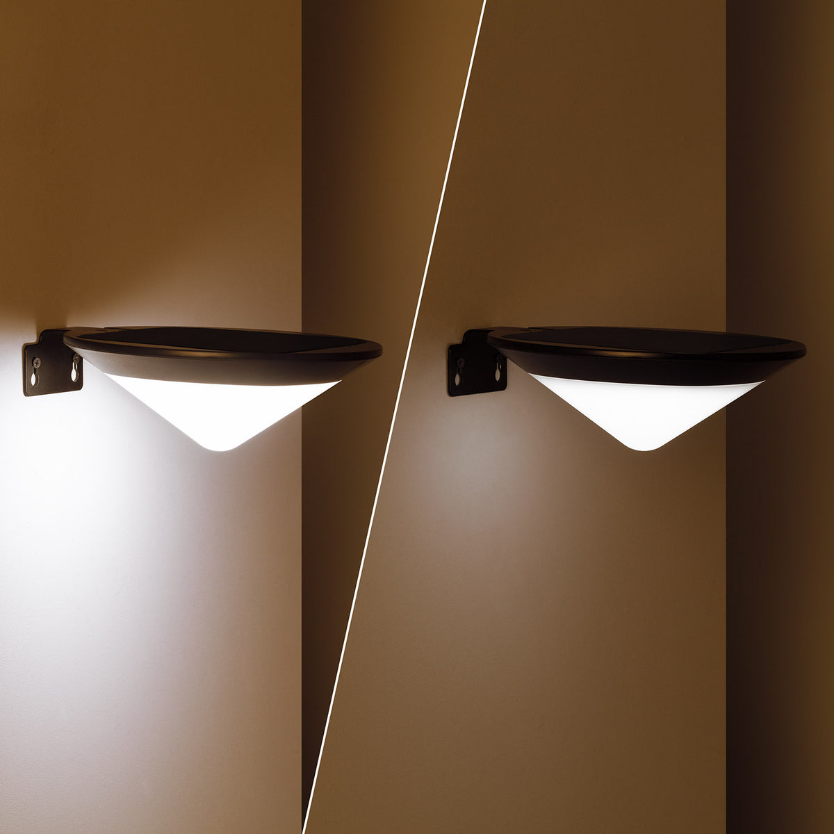 Tucsano solar buitenwandlamp met bewegingssensor
