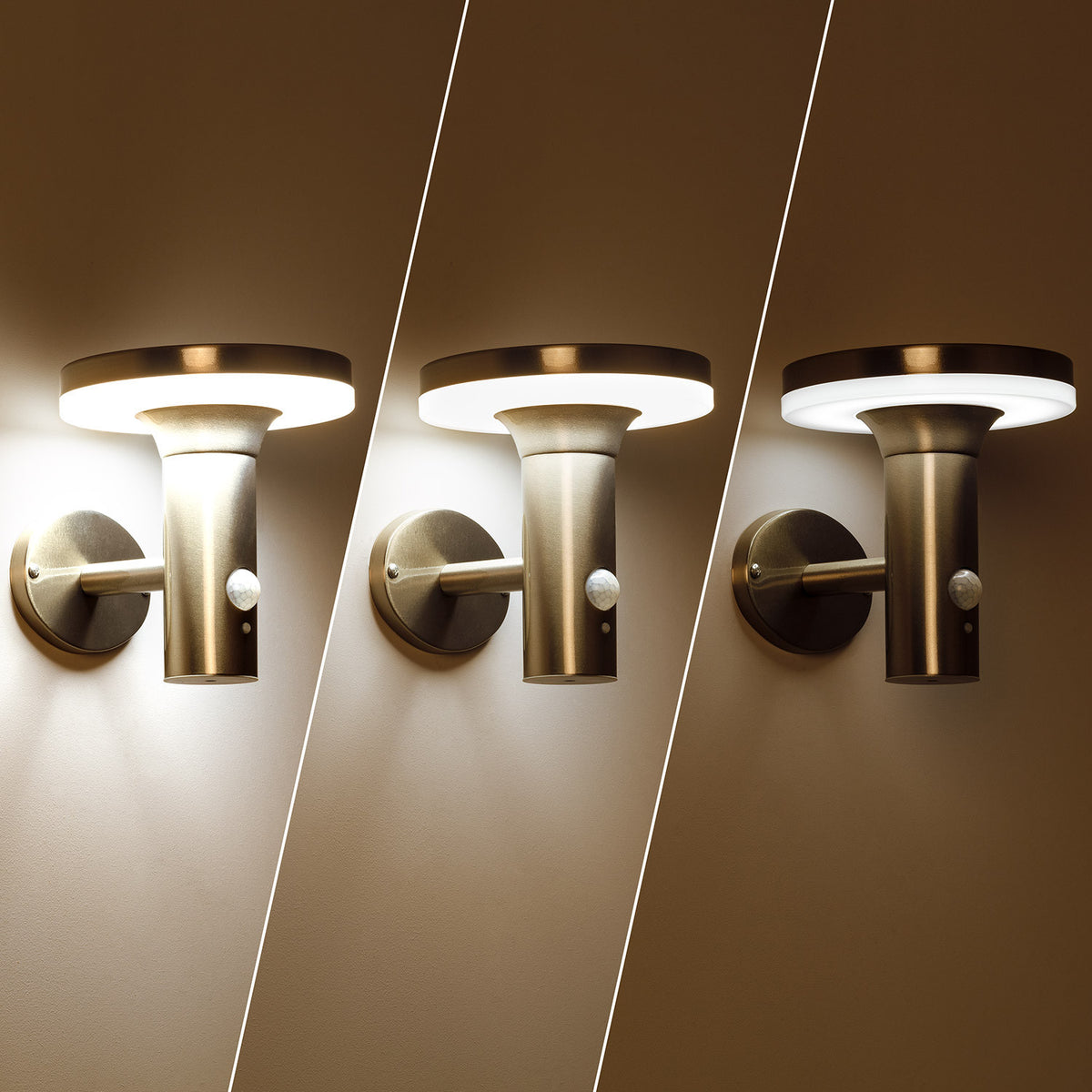 Helavo solar buitenwandlamp met bewegingssensor
