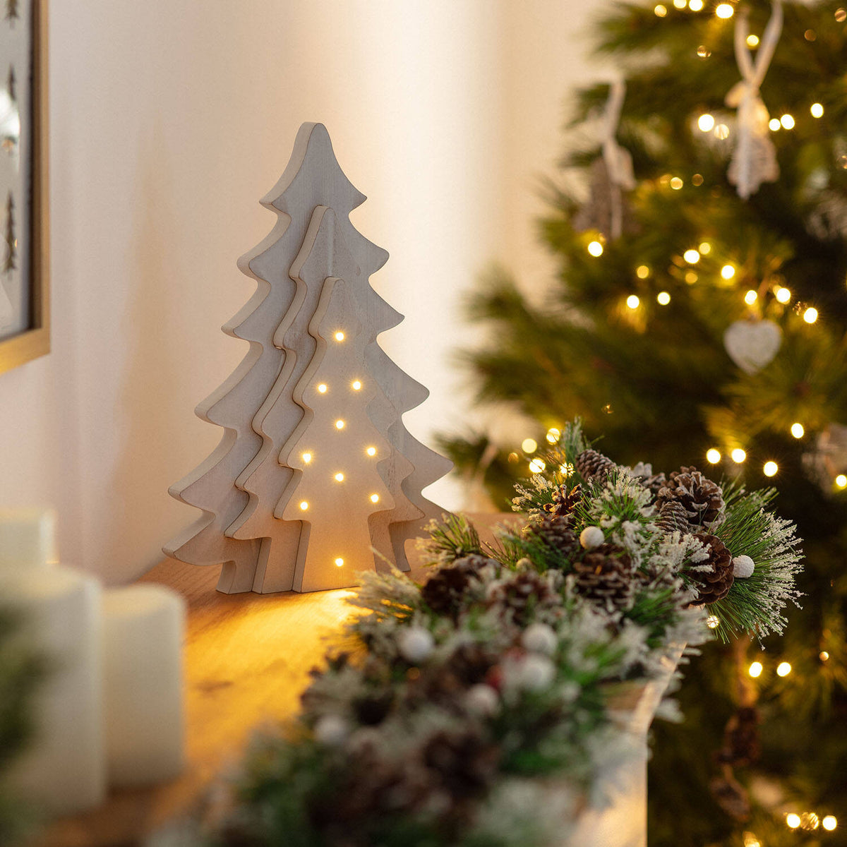 Kolmano kerstdecoratie op batterijen