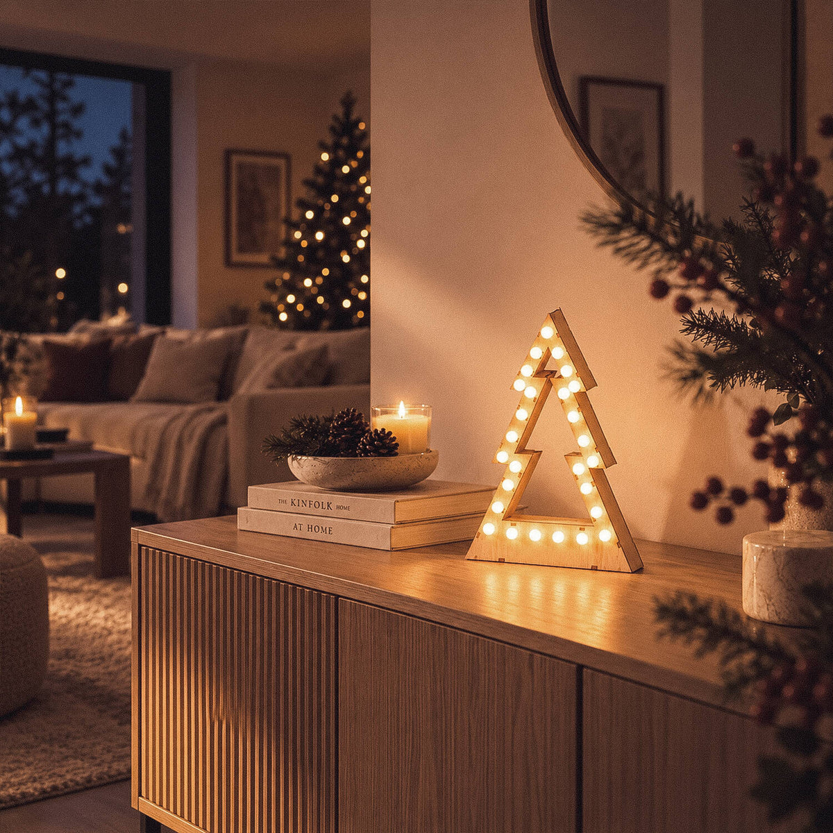 Gaspano kerstdecoratie op batterijen