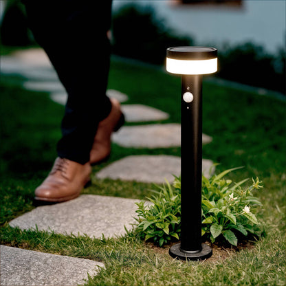 Asharo solar tuinpaal met bewegingssensor