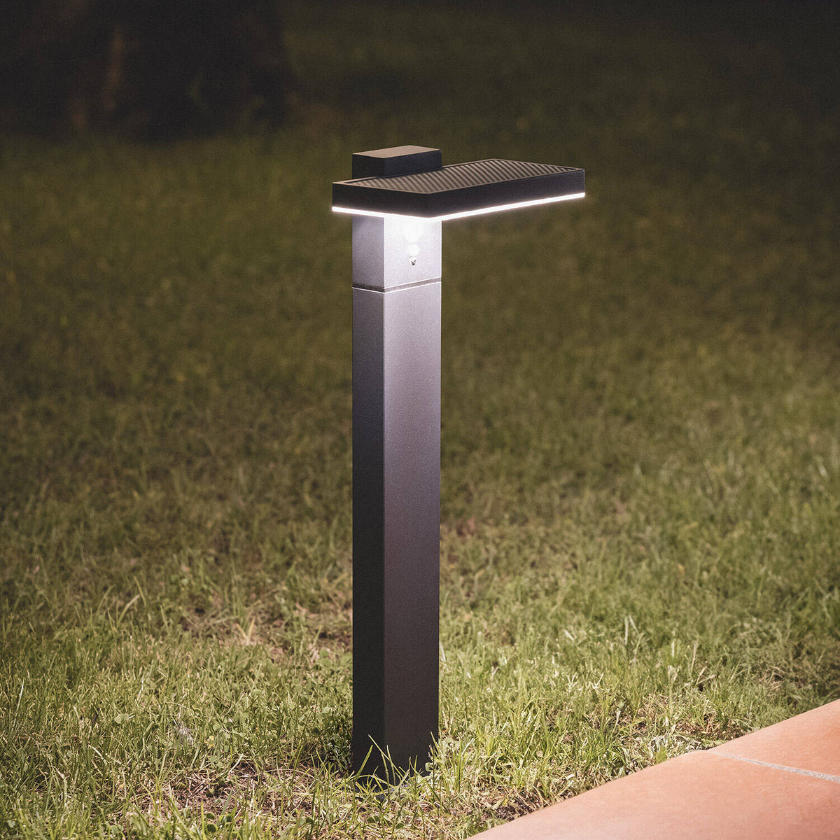 Branivo solar tuinpaal met bewegingssensor