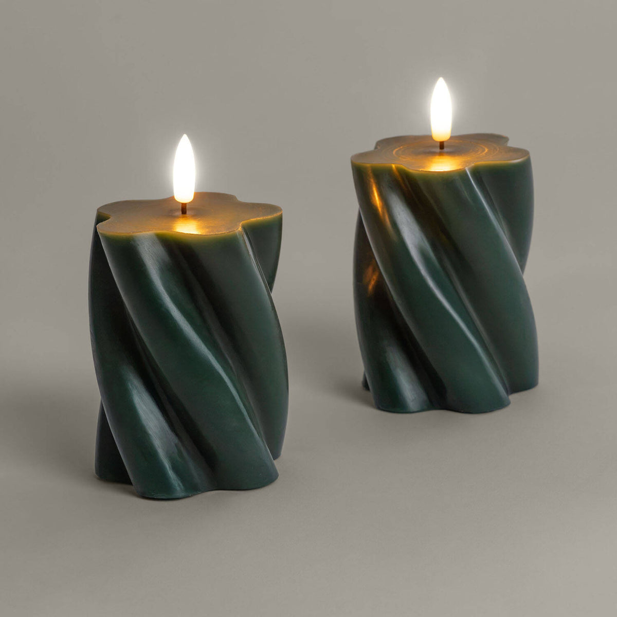 Velivo led kaars set van 2