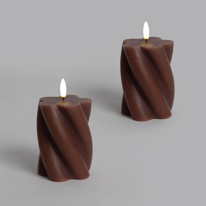 Velivo led kaars set van 2
