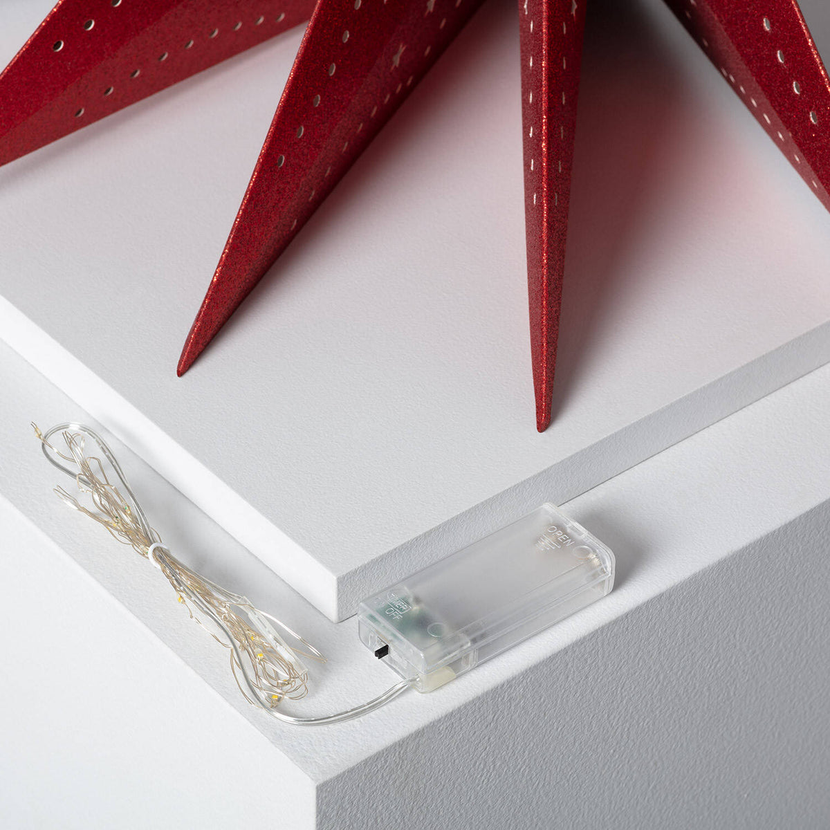 Pararo kerstdecoratie op batterijen
