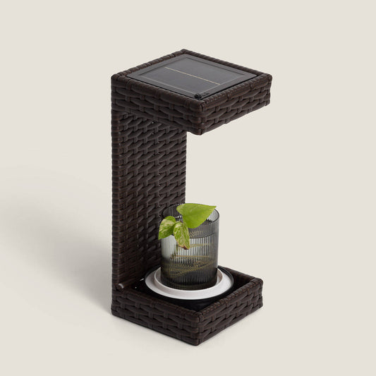 Agrano solar tafellamp buiten