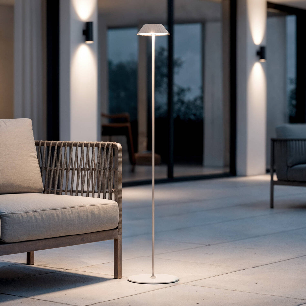 Hoimano oplaadbare vloerlamp buiten