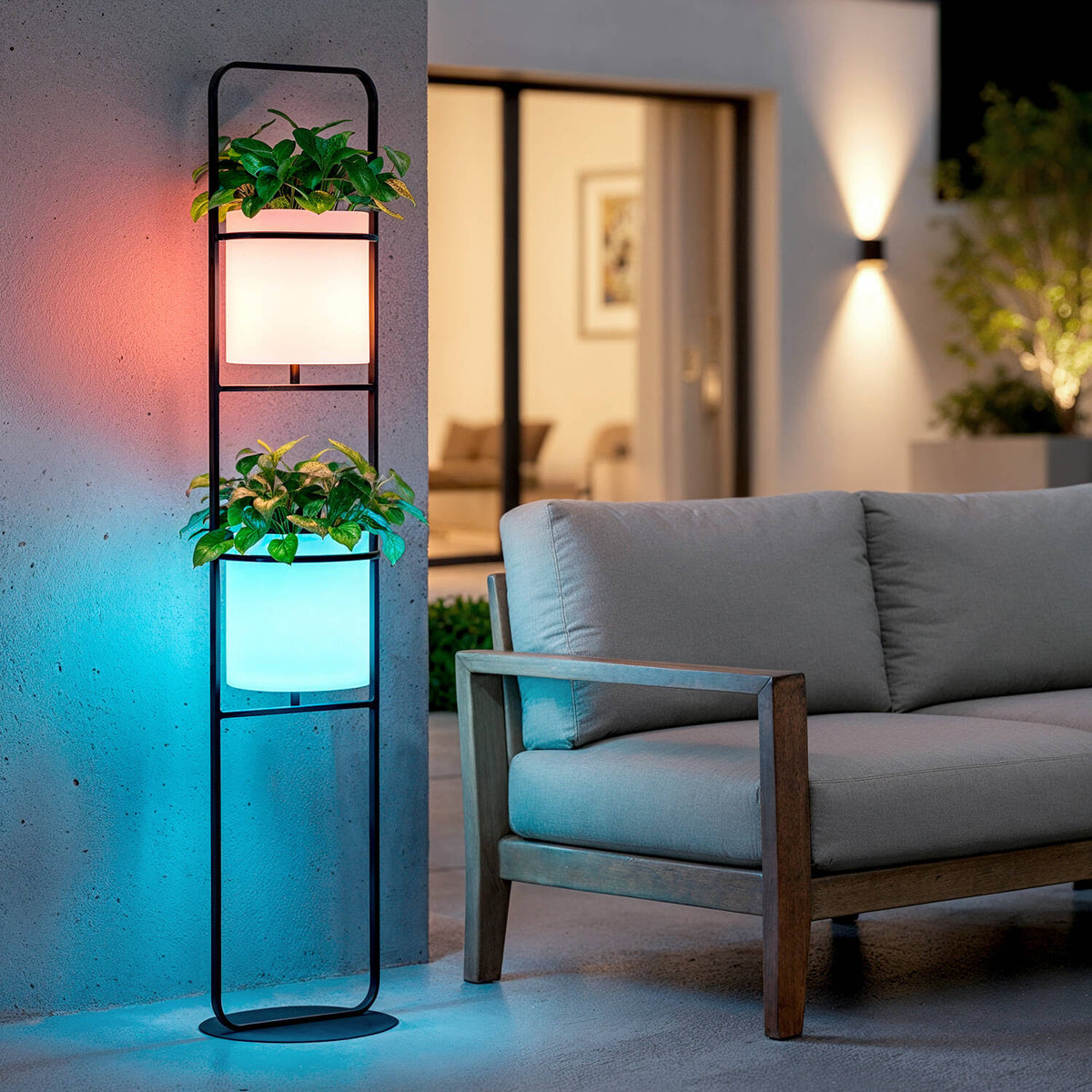 Corivo oplaadbare vloerlamp buiten