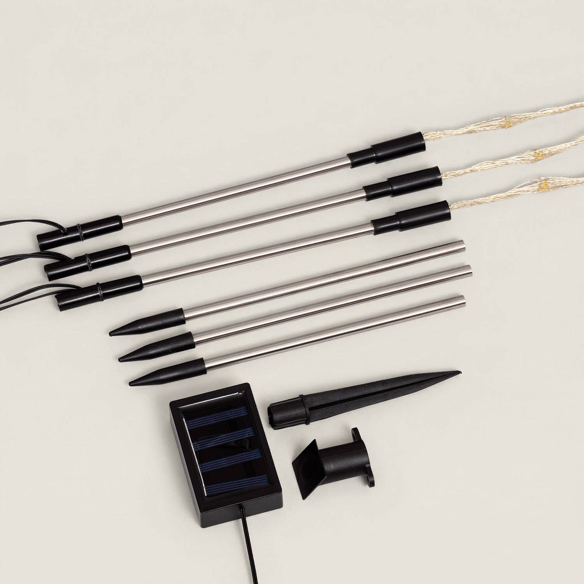 Hilaro solar tuinsteker set van 3