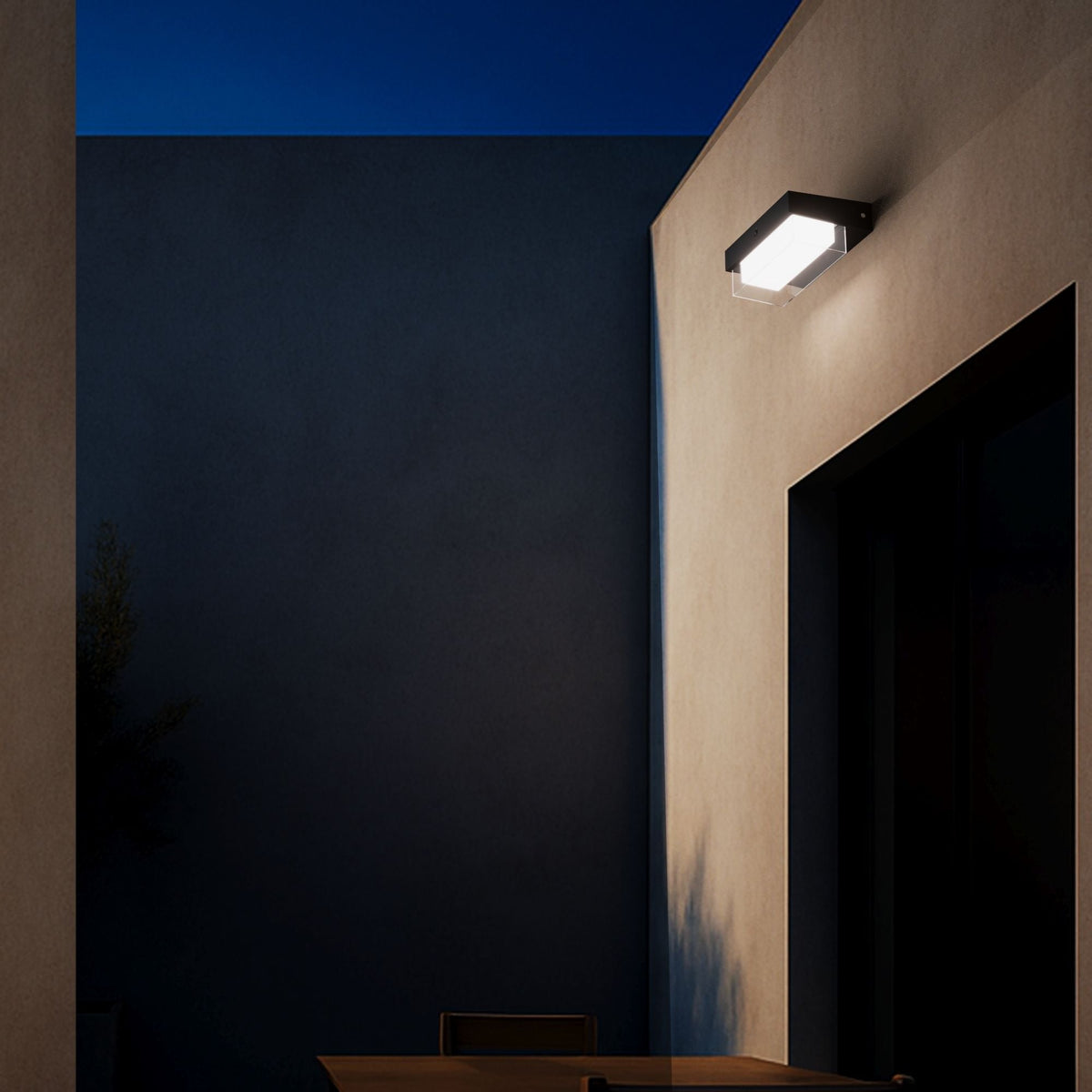 Acoravo solar buitenwandlamp