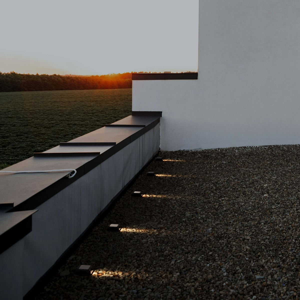 Bazanano solar buitenwandlamp